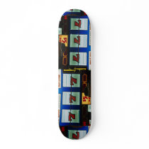 Slot machine in a casino skateboard decks
