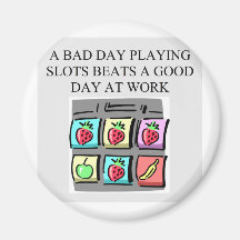 slots player casino gambler magnets