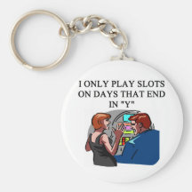 SLOTS player joke Key Chain