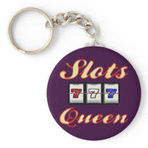 Slots Queen Key Chains