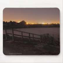 Slough Platform at Night  Mousepad