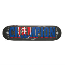 Slovak and a Champion Skateboard Deck