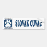 SLOVAK CUVAC_Blue Bumper Stickers