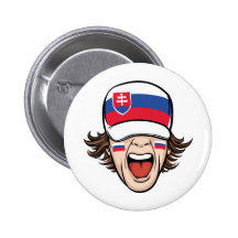 Slovak Sports Fan Button
