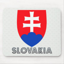 Slovakia Coat of Arms Mouse Pad