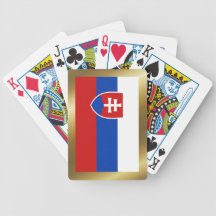 Slovakia Flag Playing Cards
