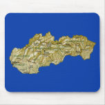 Slovakia Map Mousepad