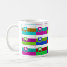 Slovakia Multihue Flags Mug