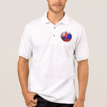 Slovakia soccer ball flag of Slovenska gifts Polo T-shirt