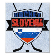 Slovenia Ice Hockey Shield Photograph