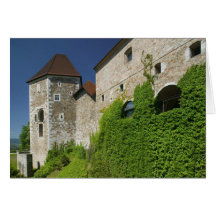 SLOVENIA, Ljubljana: Castle Hill / Ljubljana Greeting Card