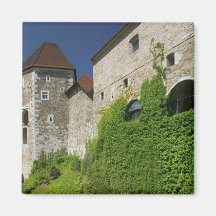SLOVENIA, Ljubljana: Castle Hill / Ljubljana Fridge Magnets
