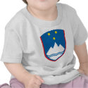Slovenia Official Coat Of Arms Heraldry Symbol t-shirts