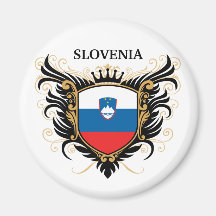 Slovenia [personalize] fridge magnet