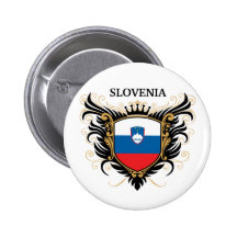 Slovenia [personalize] pinback buttons