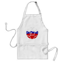 Slovenia soccer football fans gifts and tees apron