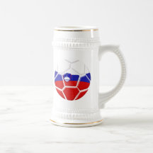 Slovenia soccer football fans gifts and tees coffee mug