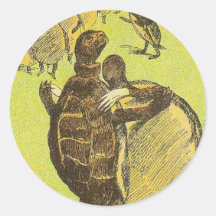 Slow Dance Turtles Stickers