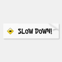 Slow down adesivo