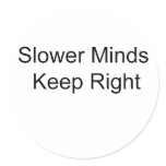 Slower Minds stickers