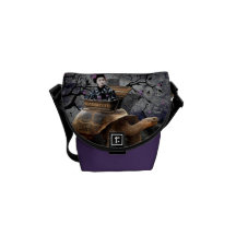 'Slowly but Surely' messenger bag
