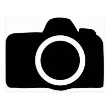 SLR Camera icon Post Card
