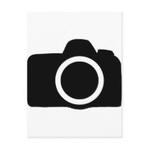 SLR Camera icon Post Card
