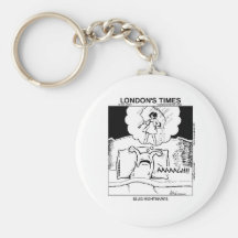 Slug Nightmares Funny Cartoon Gifts & Tees Keychain