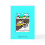 Slug/Snail Cartoon Card "Drive By Salting"