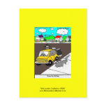 Slug/Snail Cartoon Postcard "Drive By Salting"