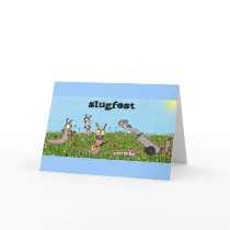 Slugfest Greeting Card