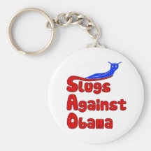 Slugs Against Obama Key Chain