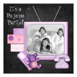 Slumber Party Fun Times Custom Announcements