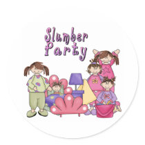 SLUMBER PARTY GIRLS STICKER