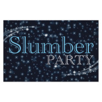 slumber party invitations : starshine