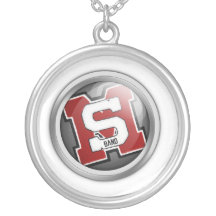 SM band orb Necklace