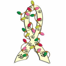 SMA Christmas Lights Ribbon Cut Out