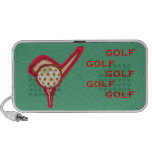 Smack a golf ball on a Doodle speaker