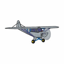 Small Airplane Embroidered Shirt