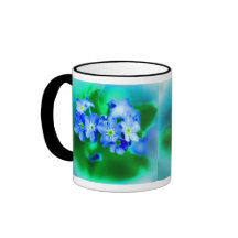 Small Blue Flowers Coffee Mug