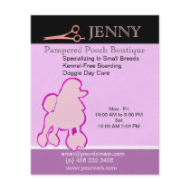 Small Breeds Kennel Doggie Day Care Flyer