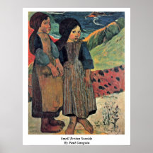 Small Breton Seaside By Paul Gauguin Posters