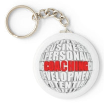 Small Button Coaching Keychain #4