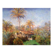 Small Country Farm in Bordighera by Claude Monet Announcement