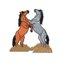 Small Fighting Stallions