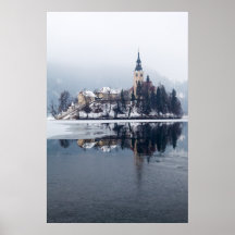 Small Island Church Poster