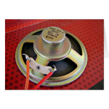 Small Loudspeaker Greeting Card