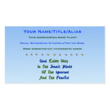 Small Minds Business Card Template