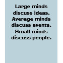 Small minds discuss people t-shirts