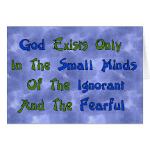 Small Minds Greeting Card